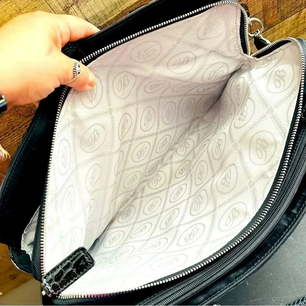 NWOT Brighton Nylon/Leather Maxwell Smart Tote